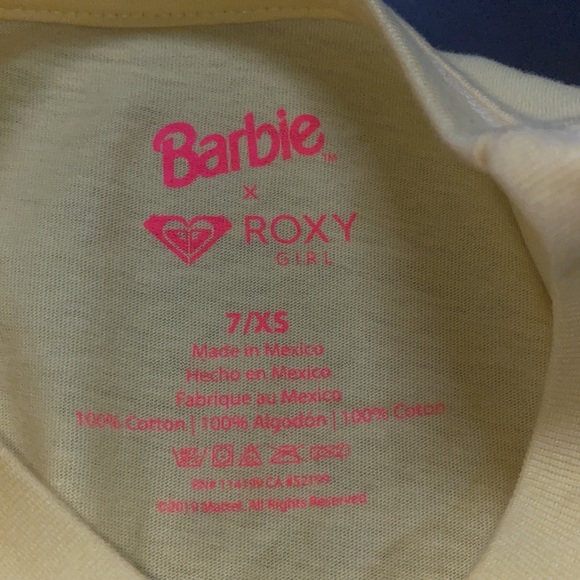 NWT Barbie™ x ROXY Retro T-Shirt for Girls - Picture 10 of 12